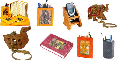 Decorate your office and love your work more with the exclusive handmade office accessories presented by Jindal Crafts. From designer diaries, decorative pen stands, handmade paper blocks to colorful paper cutters  every little thing that you might need 