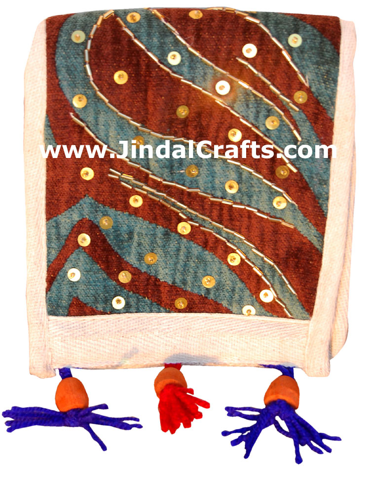 Bag Eco Friendly Hand Embroidered India Traditional Art