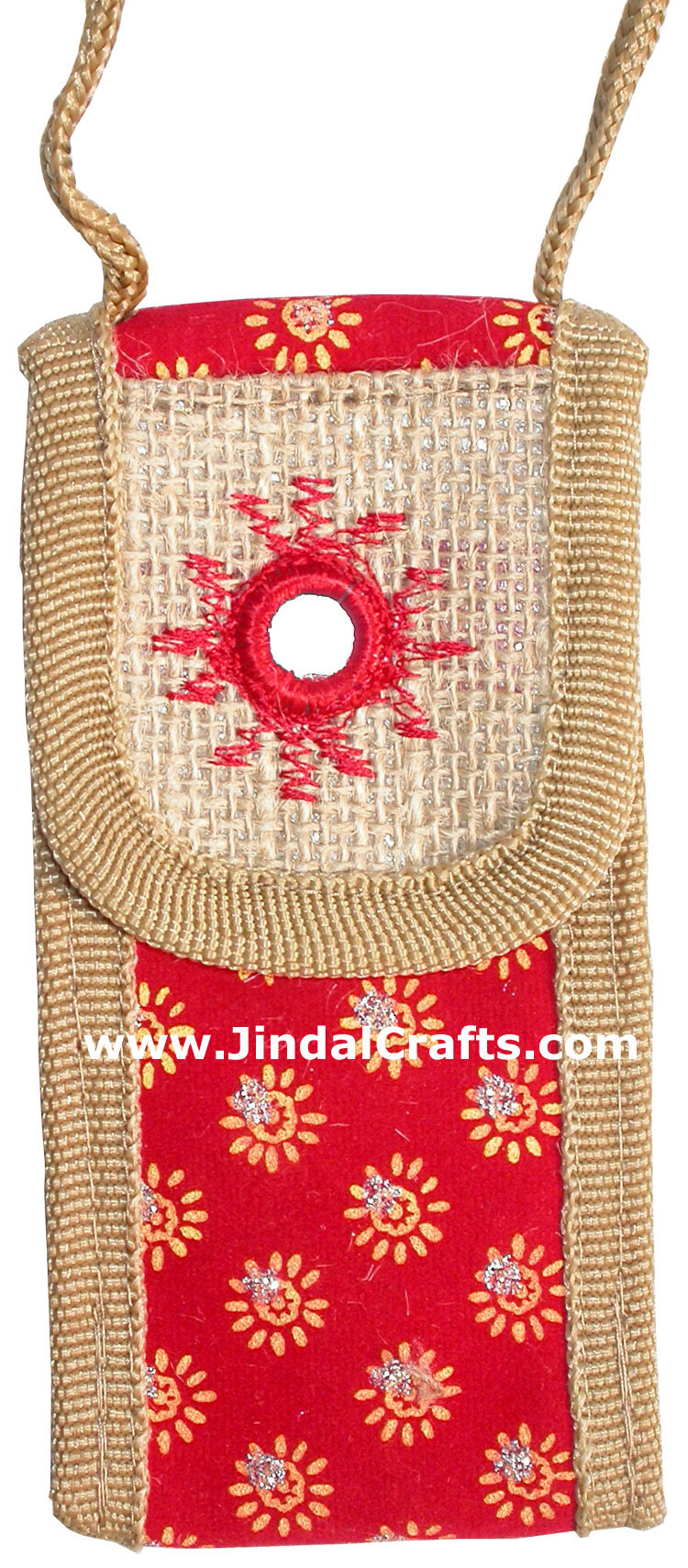 Colorful Mobile Cell Bags - Indian Traditional Handbag
