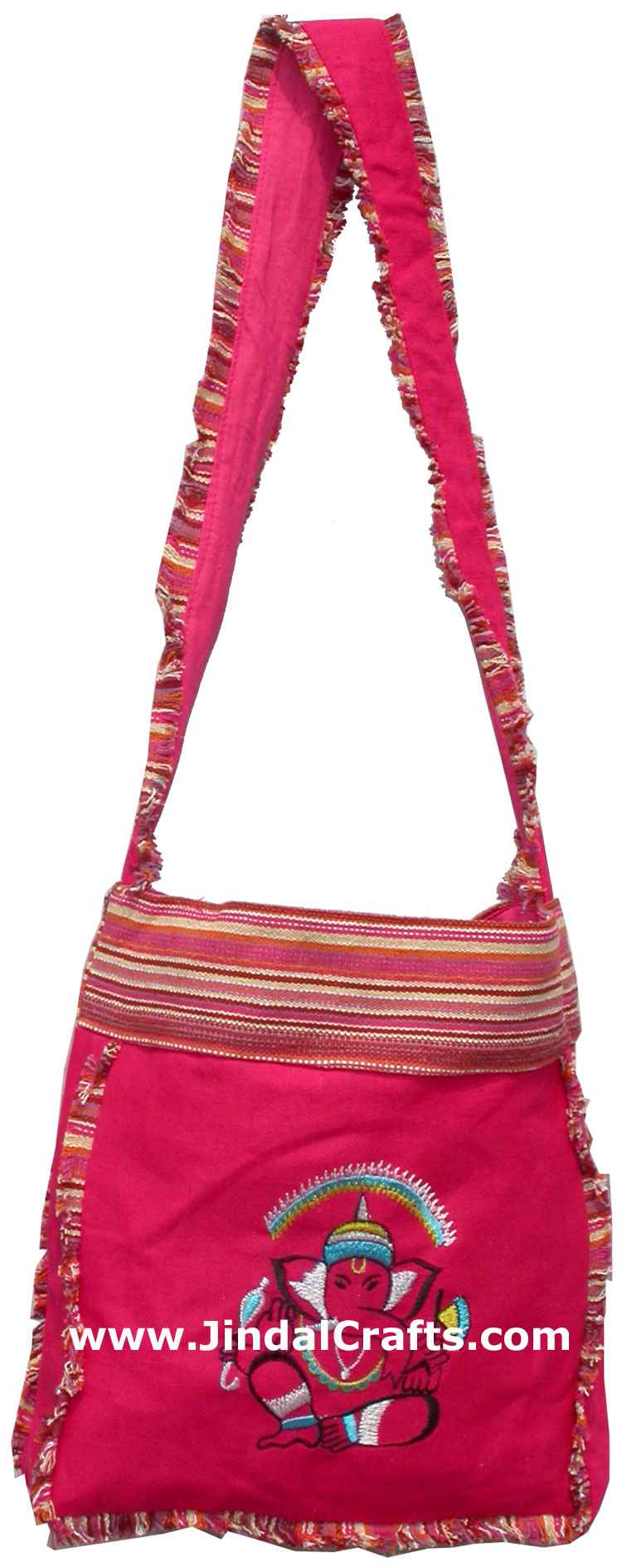 Colorful Hand Embroidered Handbag India Traditional Art