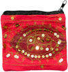 Hand Embroidered Design Pattern Pouch India Handicraft