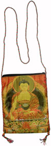 Hand Made Cotton Fabric Traditional Shoulder Passport Handbag from India