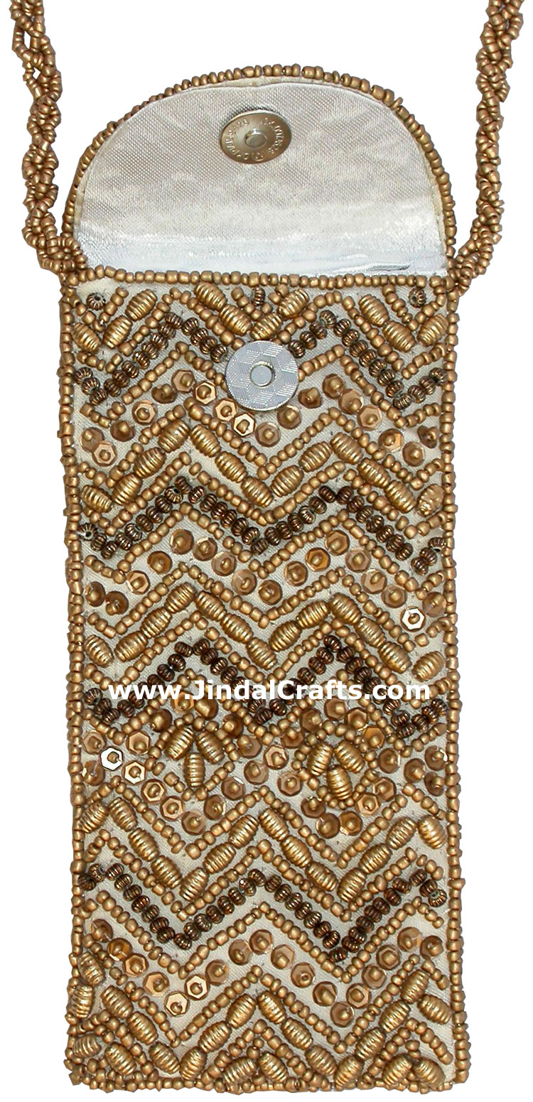 Cell Phone Mobile Designer Bag Hand Embroidered India