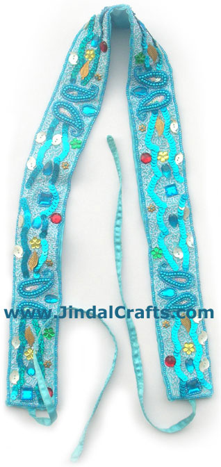 Handmade Embroidery Beaded Ladies Fashion Belt India