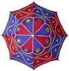 Colorful Embroidery Traditional Sun Umbrella India Applique Art Handmade Crafts
