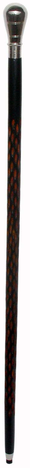 Hand Made Sheesham Wood Brass Walking Stick Walking Cane from India