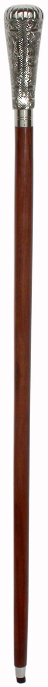 Hand Made Sheesham Wood Brass Walking Stick Walking Cane from India
