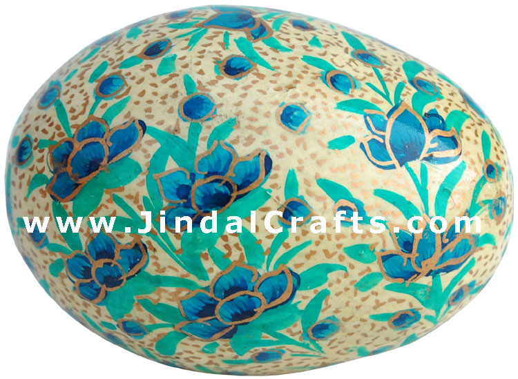 Handmade Papier Mache Decorative Painted Easter Egg