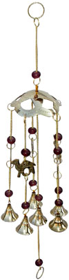 Brass Wind Chimes Handmade Home Decoration India Crafts