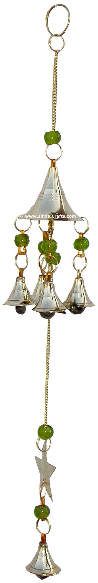Brass Wind Chimes Handmade Home Decoration India Crafts