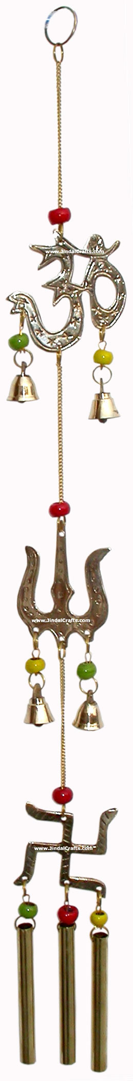 Brass made Wind Chime Home Decoration Feng Shui Artifact from India Metal Crafts