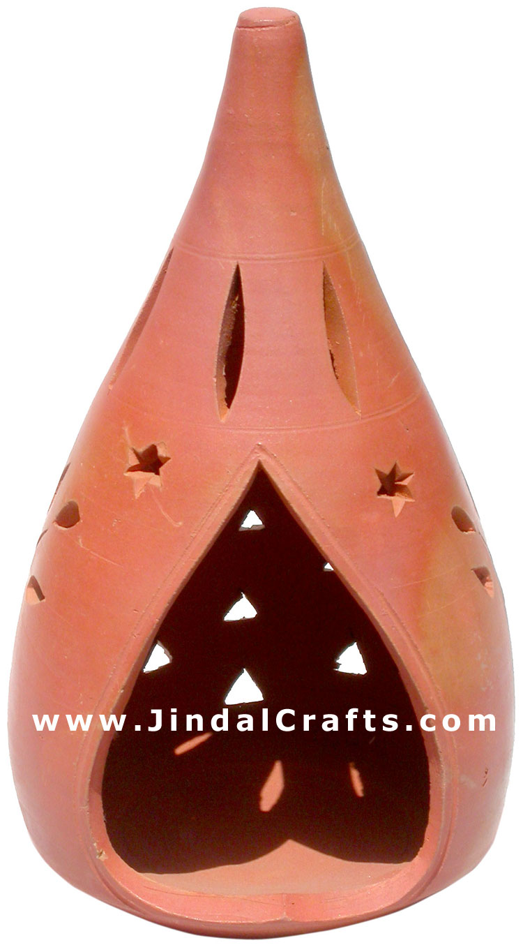 Candle holder Handmade Terracotta Traditional India Art