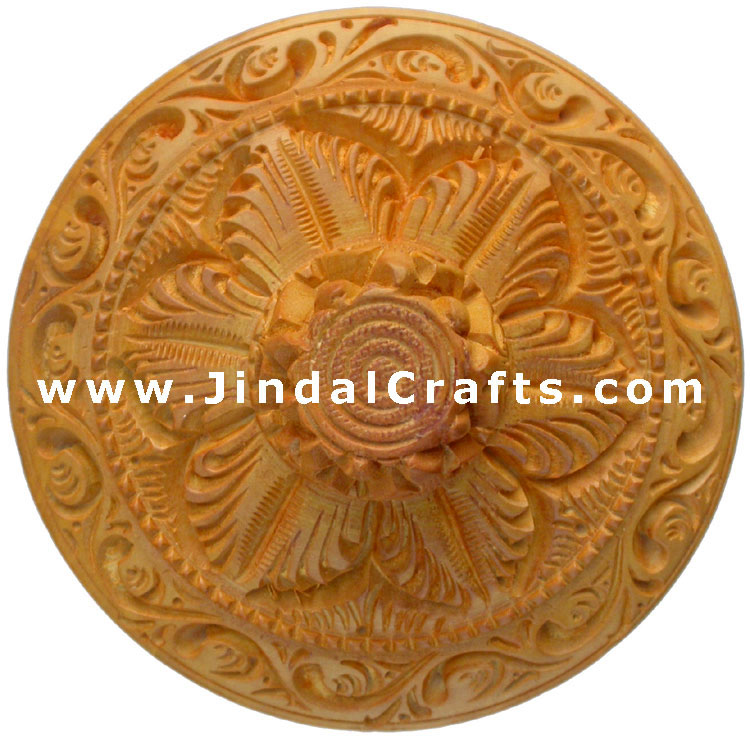 Hand Carved Multi Purpose Wooden Box India Fair Trade