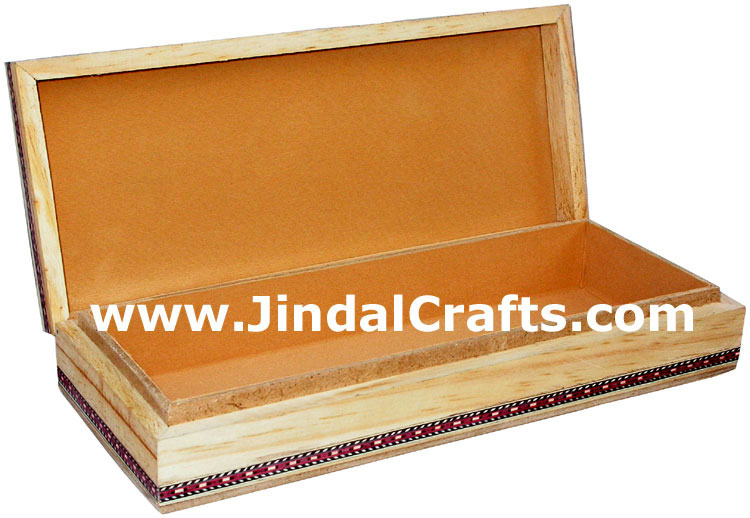 Gemstone Dust Painting Wedding Invitation Box India Art