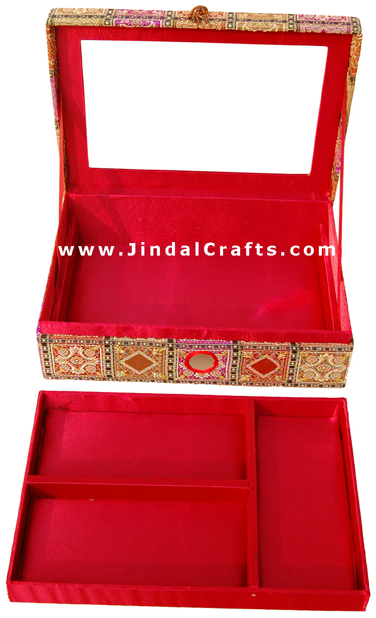 Hand Embroider / Beaded / Jari / Zari Jewelry Box Decor
