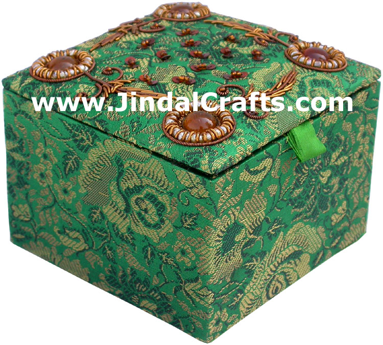 Beaded Box Wedding Gift Hand Embroidered Handicrafts Ar