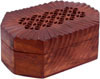 Handcarved Wooden Box Indian Handicrafts Arts Crafts Gift Souvenirs