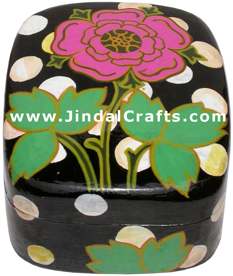 Jewelry Box - Papeir Machie made Hand Painted India Art