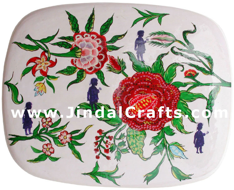 Jewelry Box - Papeir Machie made Hand Painted India Art