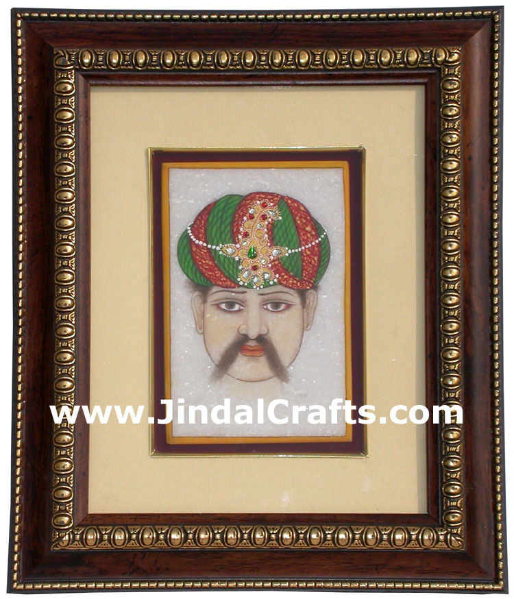 Hand Painting on Marble Indian Traditional Painting