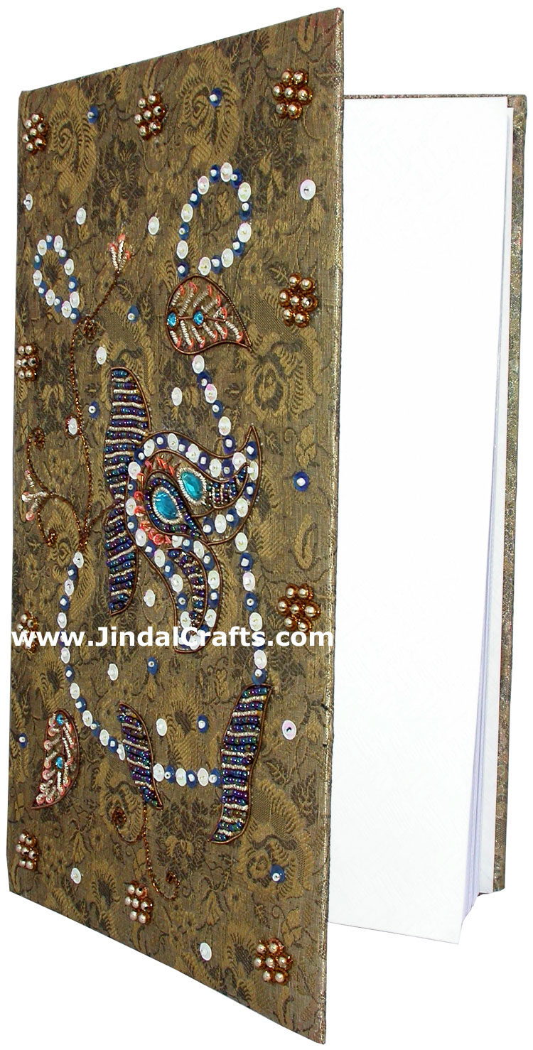 Photo Album Beaded Hand Embroidered Jari Handicraft Art