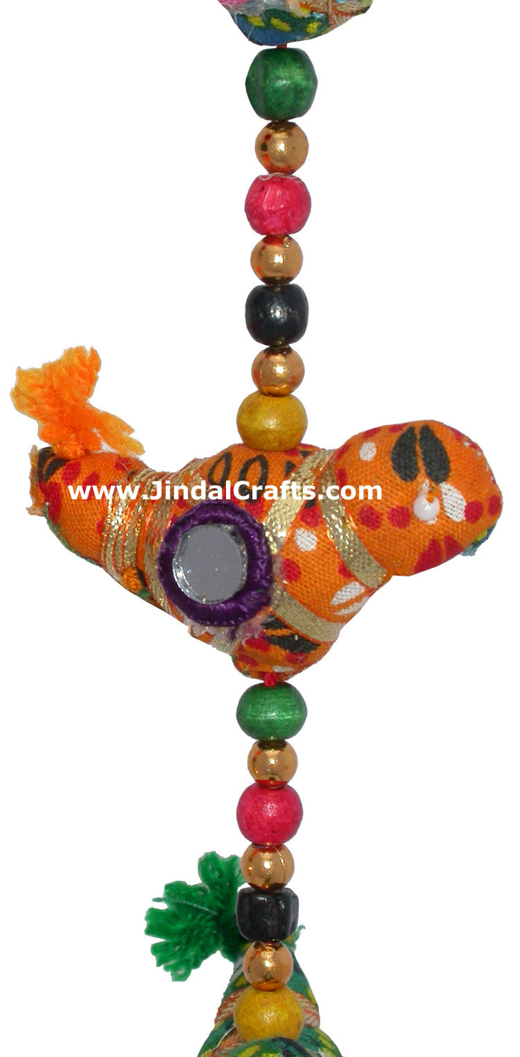 Handmade Traditional Seven Birds Triangle Hanging India