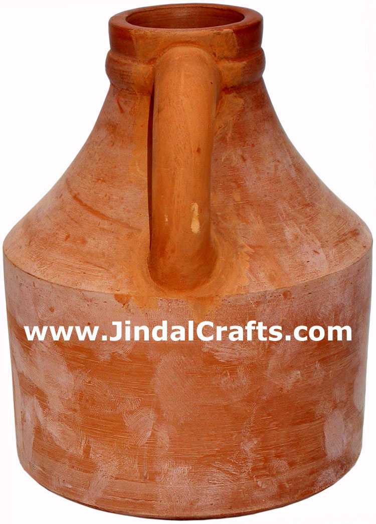 Hand Made Terracotta Oil Lamp Indian Tribal Artifact Handicrafts Crafts Arts