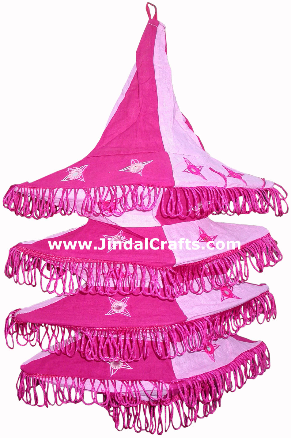 Colourful Fabric Lamp Shade Hand Made Rich Art Craft Handicrafts from India