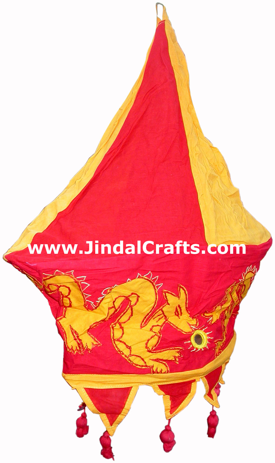 Colourful Fabric Lamp Shade Hand Made Rich Art Craft Handicrafts from India