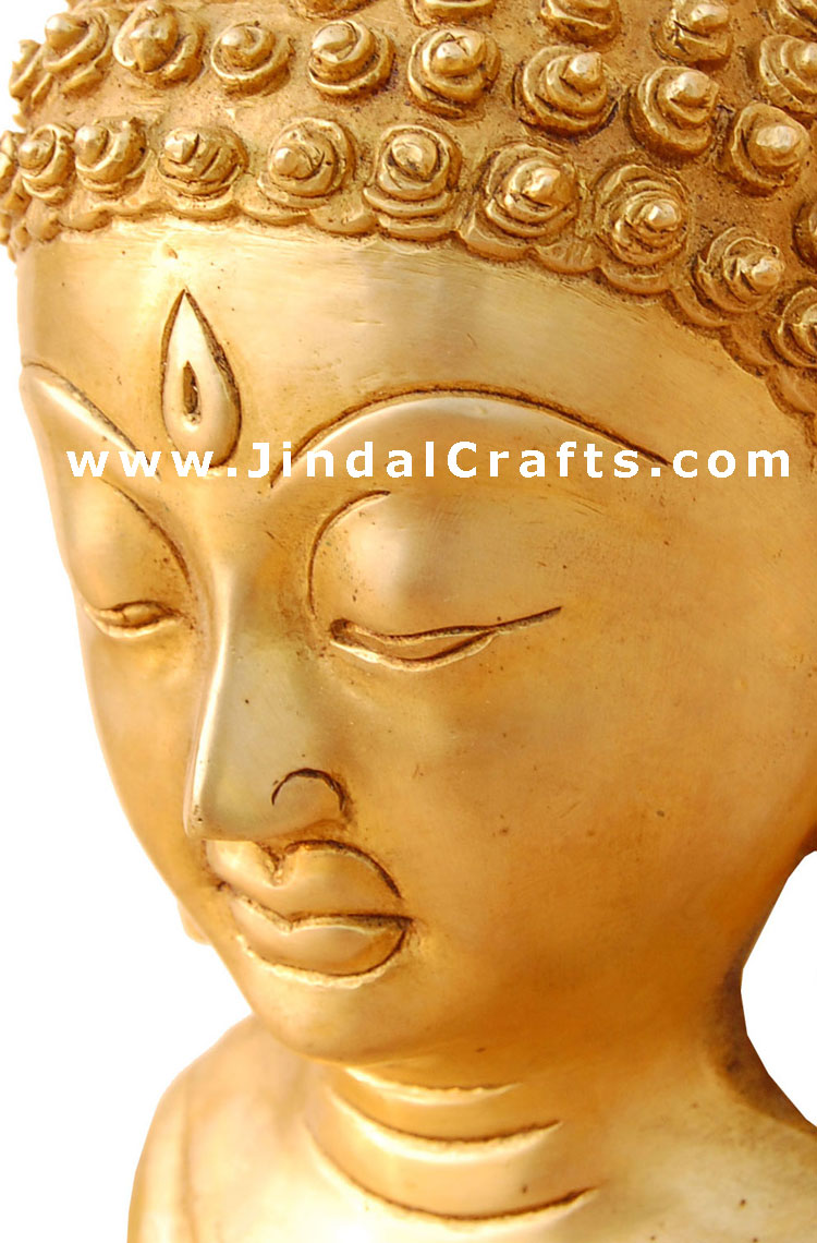 Buddha Face Hanging - Brass Mede Sculpture Buddhist Art