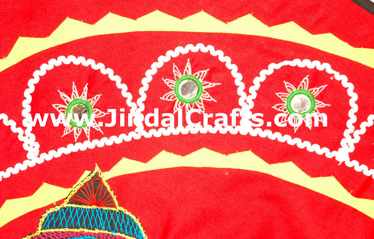 Wall Hanging - Handmade Embroidery Work from India
