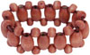 Handmade Wooden Beads Bracelet India Tribal Jewelry