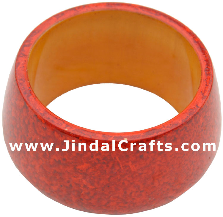 Wooden Bangle - Hand Painted Wooden Traditional Art