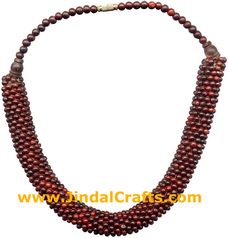 Wooden Necklace - Wooden Fashion Jewelry India
