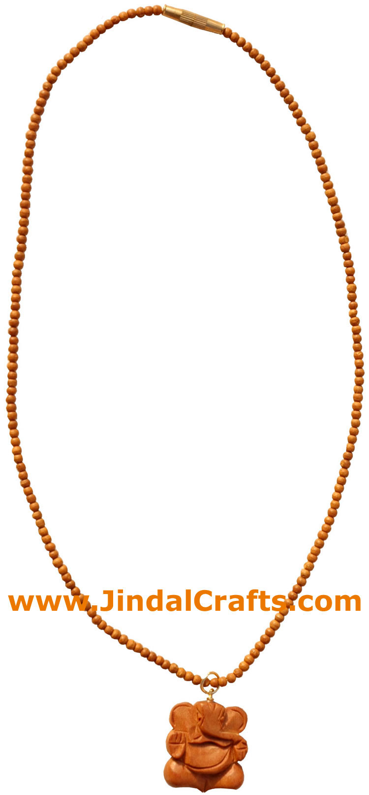 Wooden Bead Pendent Mala - Wooden Fashion Jewelry India