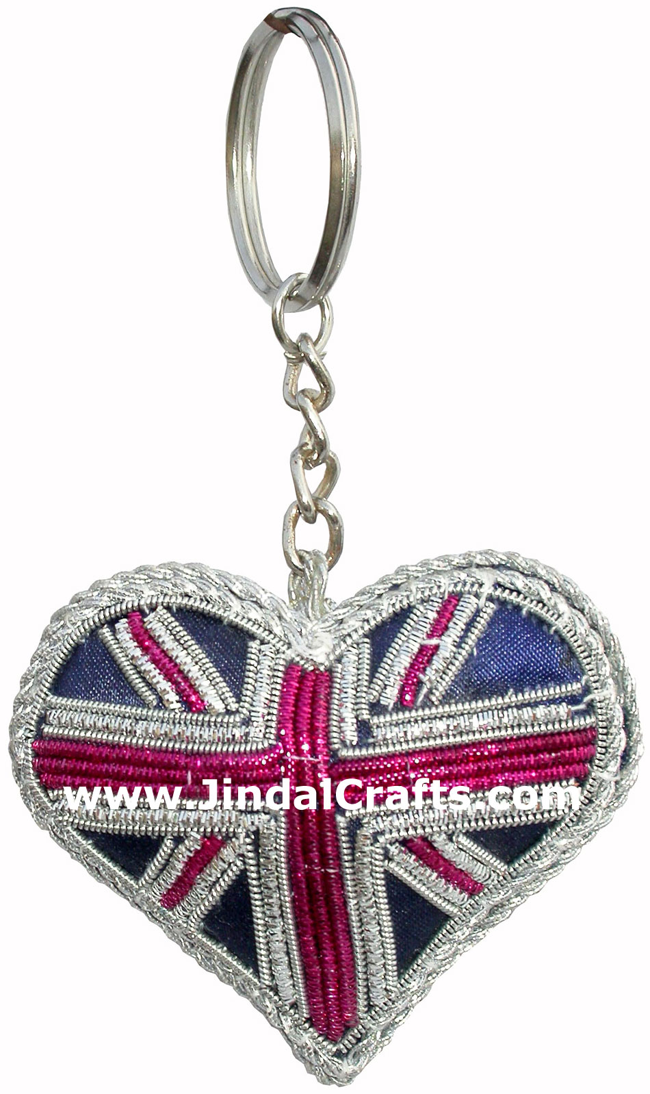 Great Britain Keyring - Handmade from India