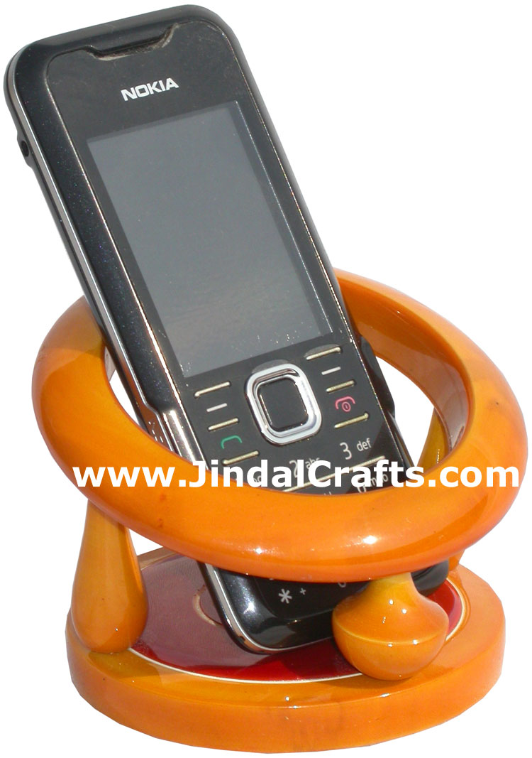 Cell Phone Stand - Colourful Hand Painted India Arts