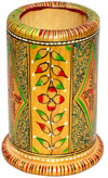 Pen Holder Wood Hand Crafted Hand Painted India Art wow