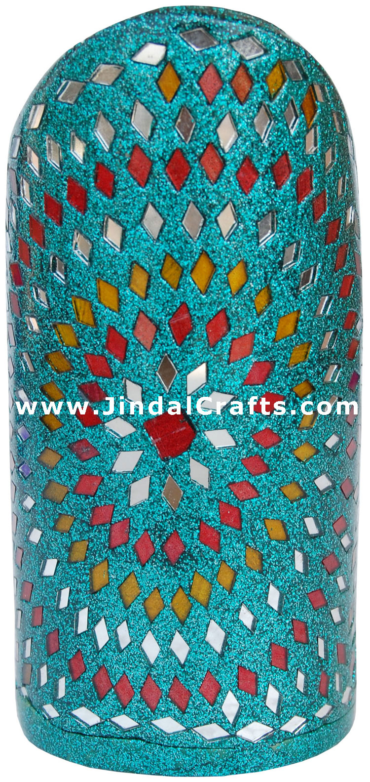 Handmade Decorative Lac Pen Stand Holder from Indian Lac Mirror Arts Handicrafts