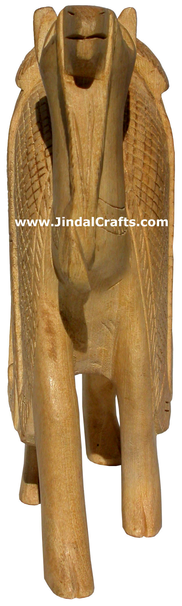 Hand Carved Kadam Wood Camel India Artifacts Arts