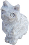 Stone Cat - Hand Carved Animals Figure Indian Carving