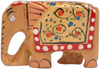 Handmade Painted Wooden Elephant Indian Art