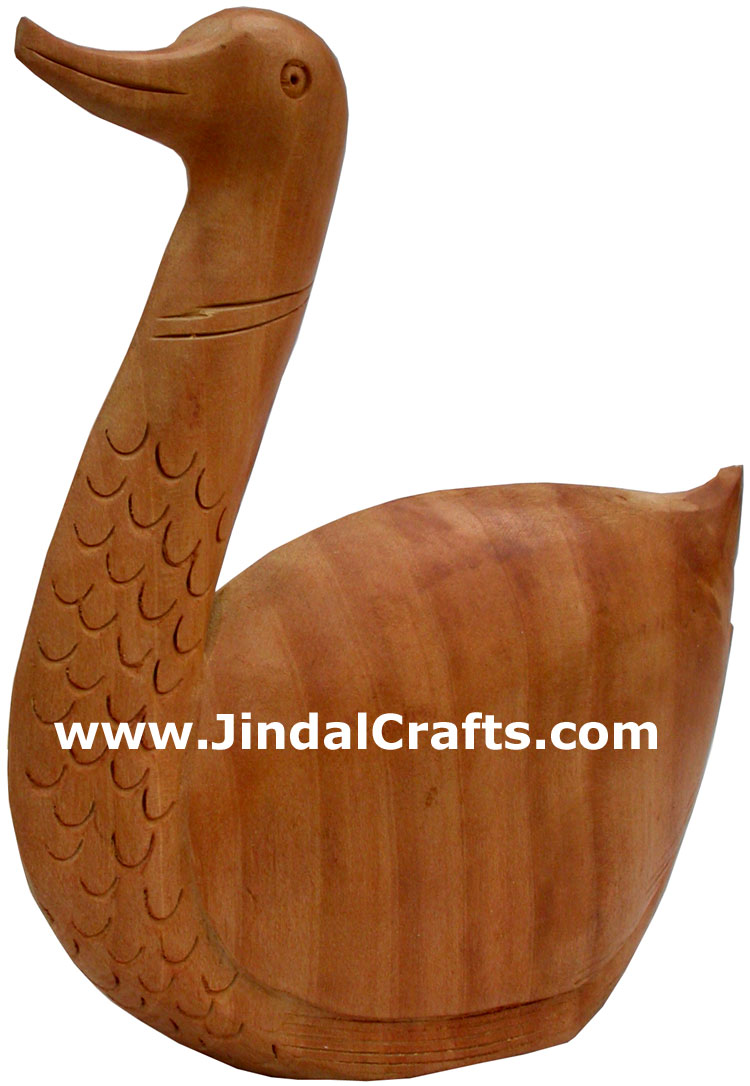 Duck Animal Wood Carving Hand Carved Figurines Indians