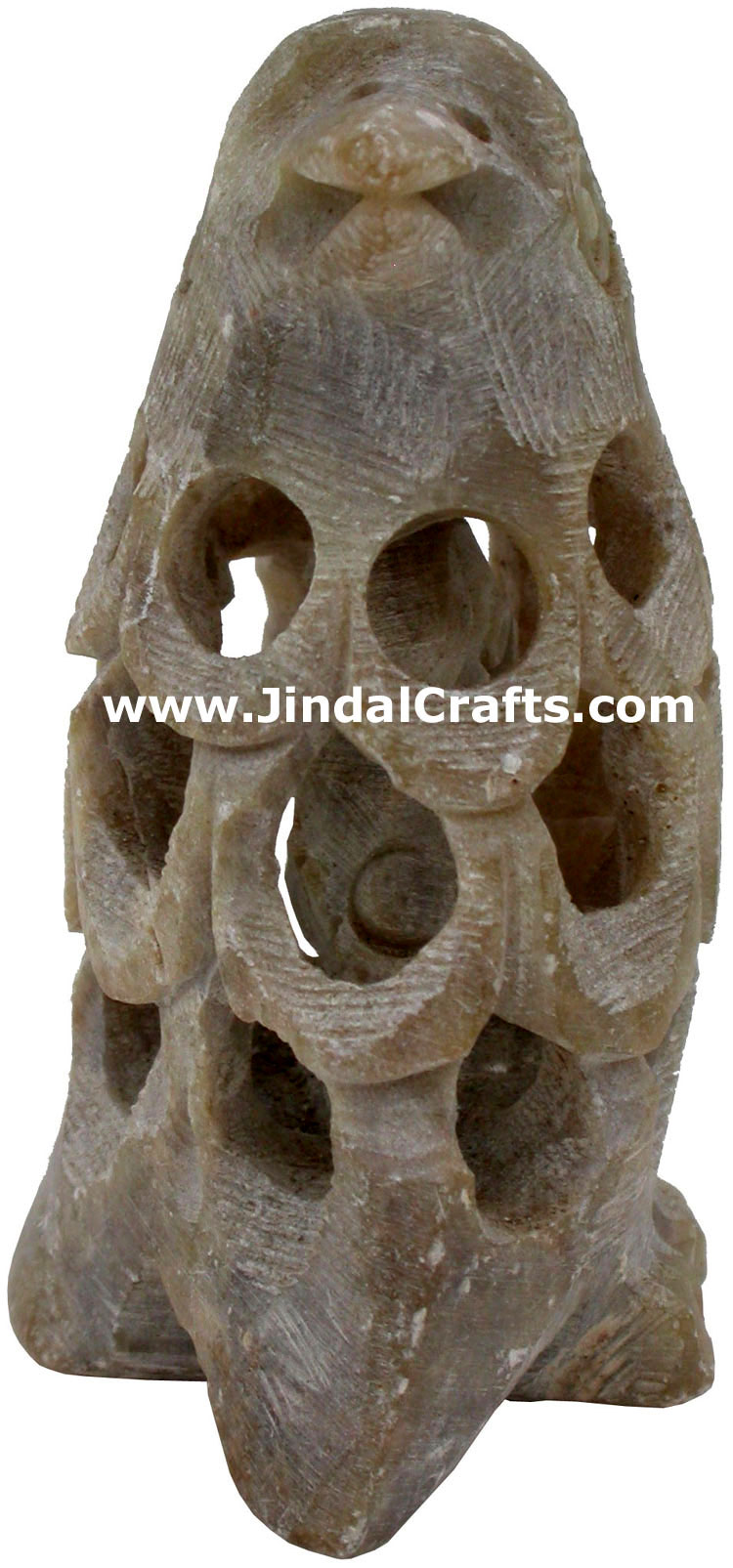Hand Turned Soft Stone Birds Figures India Marble Art