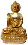 Brass Buddha Buddhist Sculpture India Work