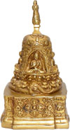 Buddha Stupa Tibetan Religious Buddha Figurine Statue Exclusive
