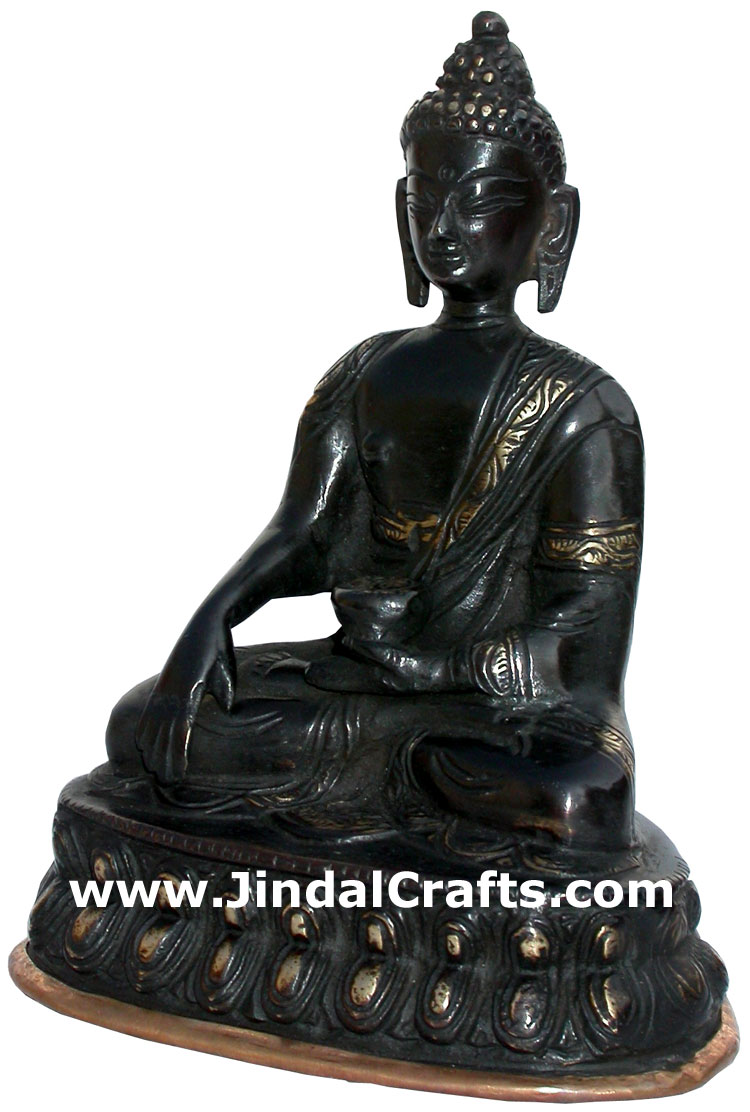 Buddha Antique Finish Statues Buddism Home Decor Crafts