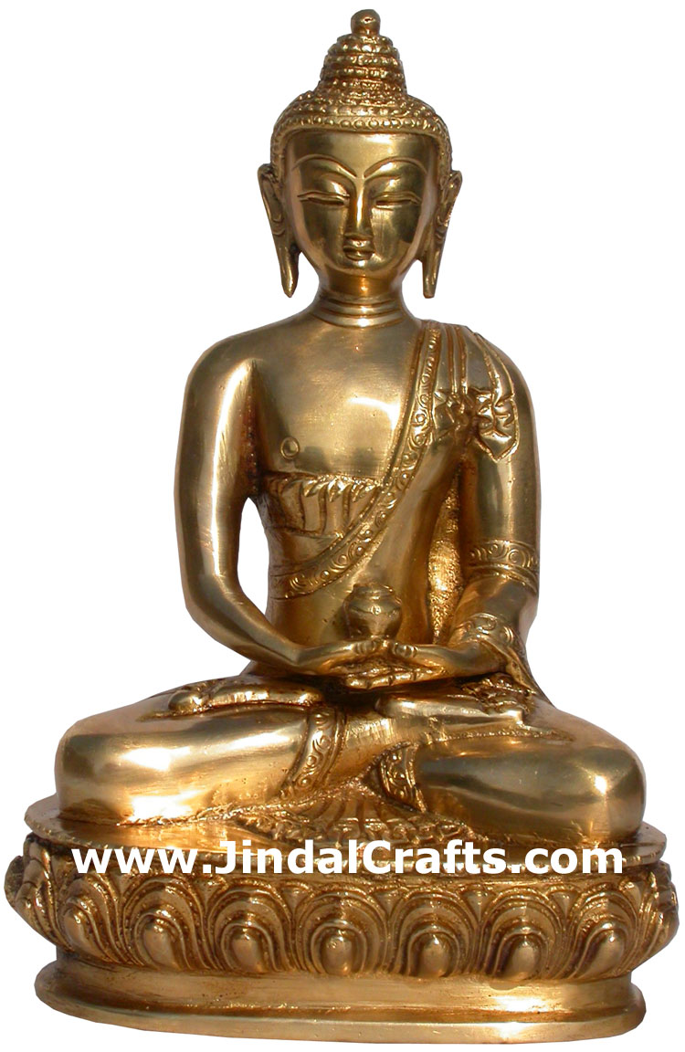 Buddha Statues Brass Figures Himalaya Artifacts Crafts