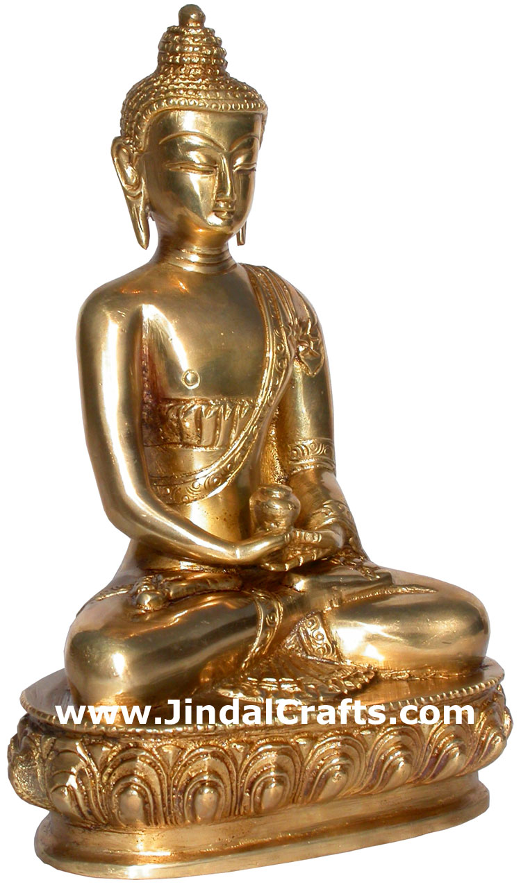 Buddha Statues Brass Figures Himalaya Artifacts Crafts