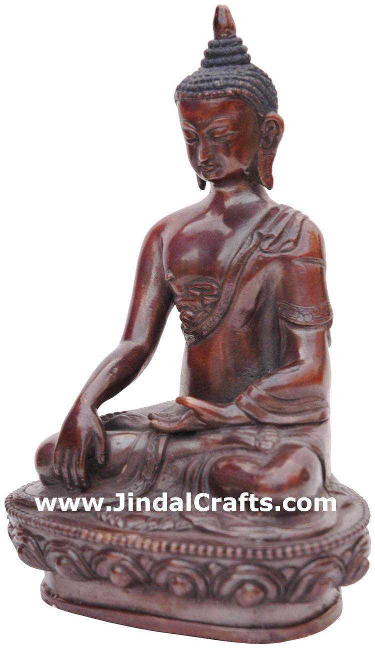 Buddha Statue - Bronze made Figurine India Art